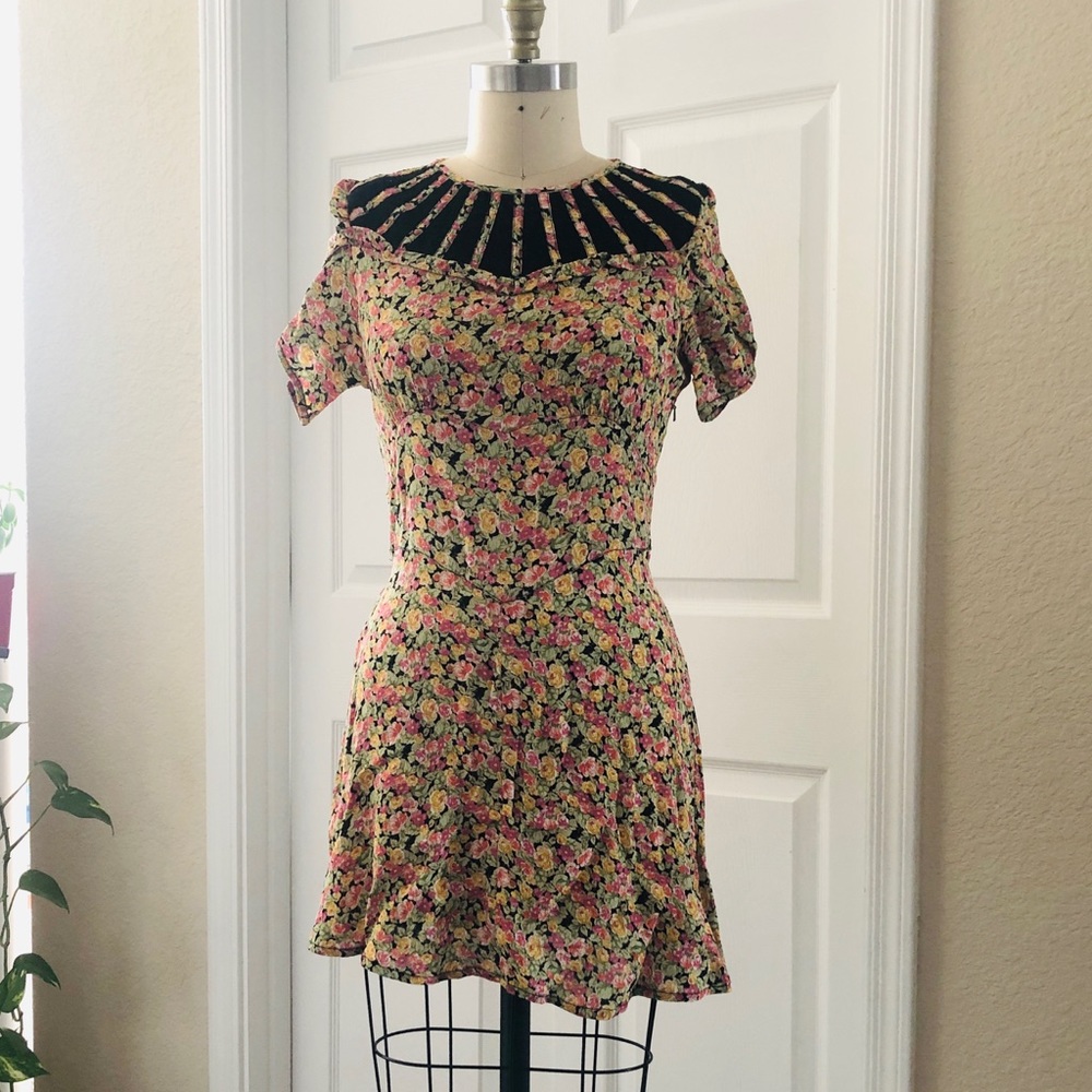 Topshop floral dress.